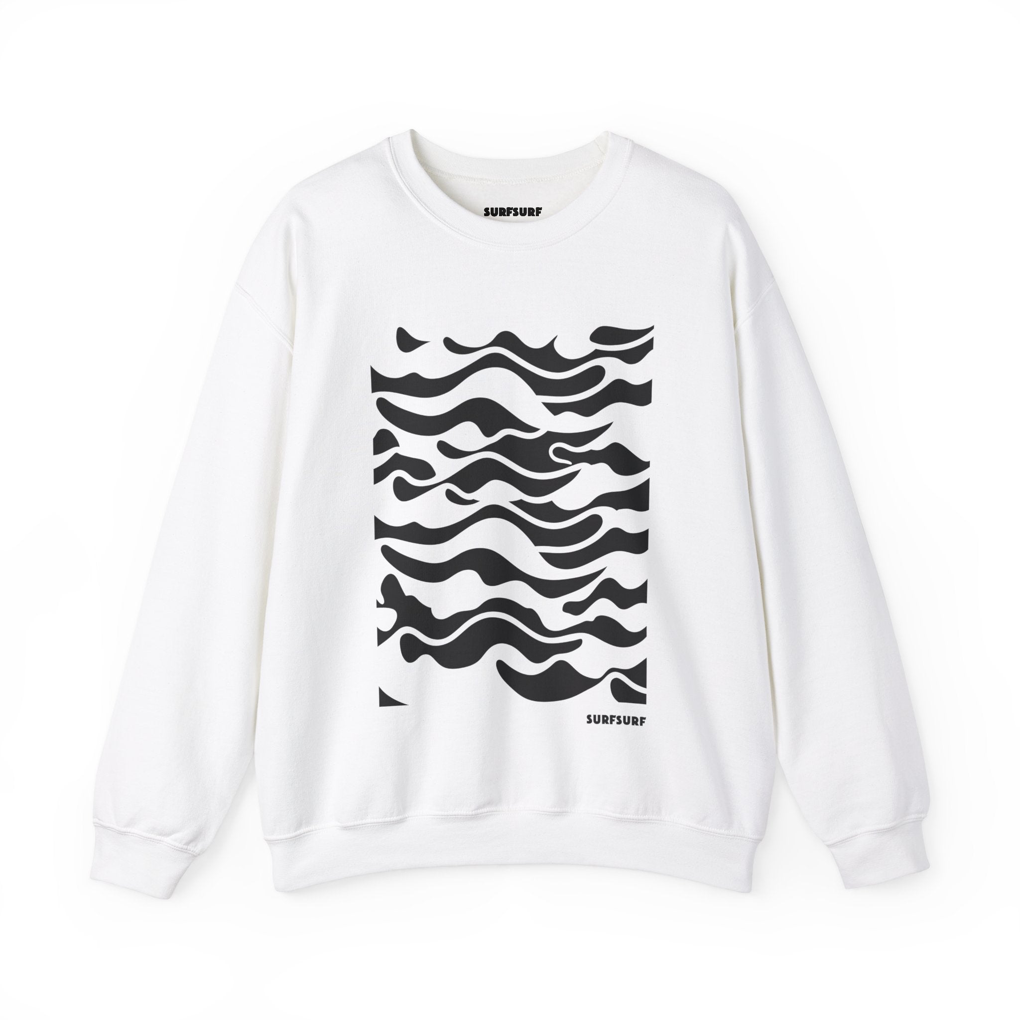Wave Lines Crewneck Sweatshirt