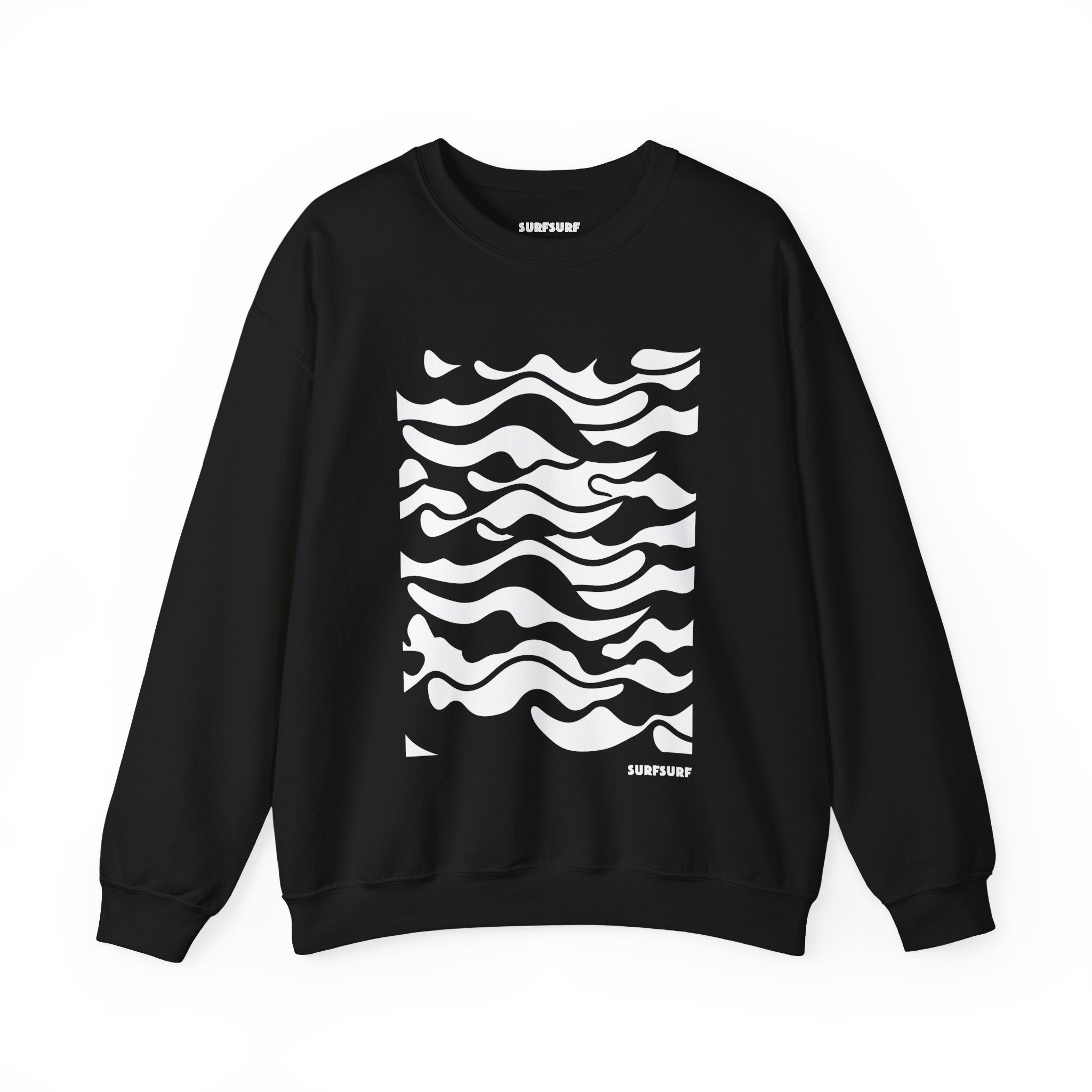 Wave Lines Crewneck Sweatshirt