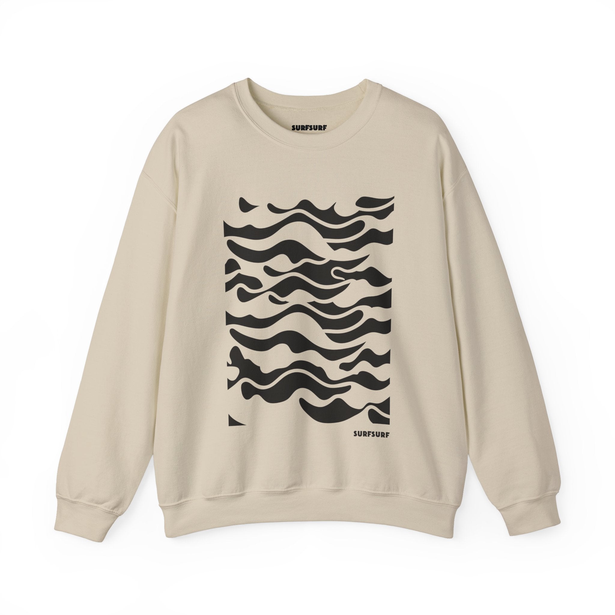 Wave Lines Crewneck Sweatshirt