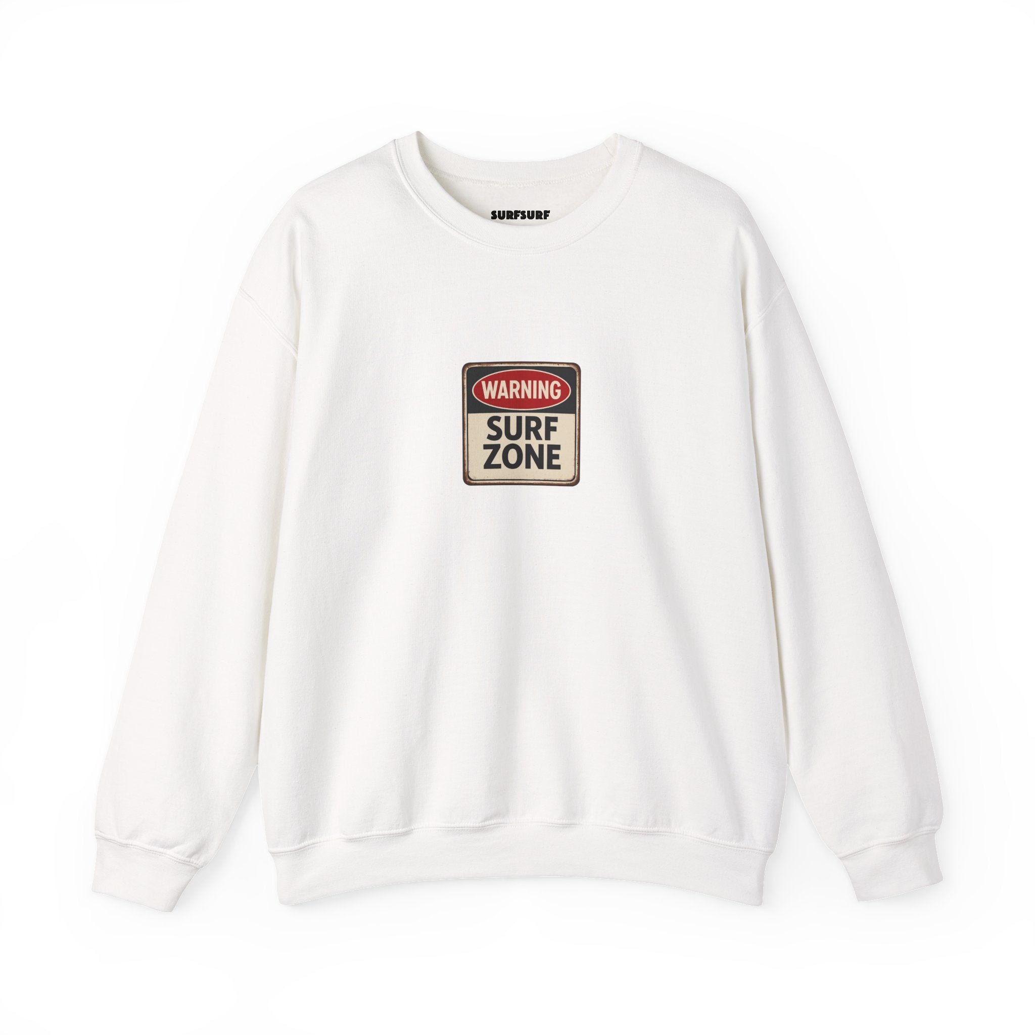 Surf Zone Warning Crewneck Sweatshirt