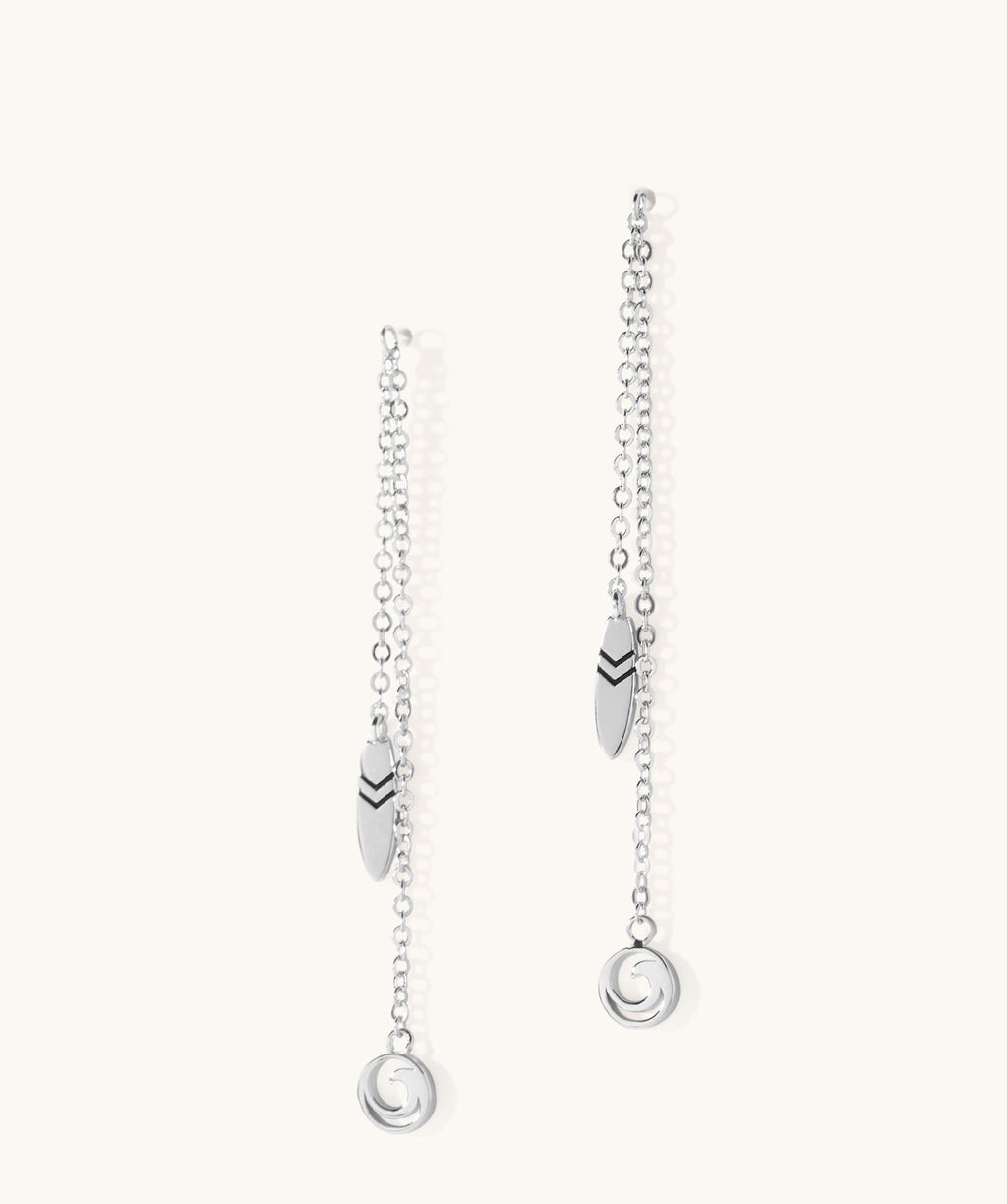 Sayulita Chain Link Drop Earrings