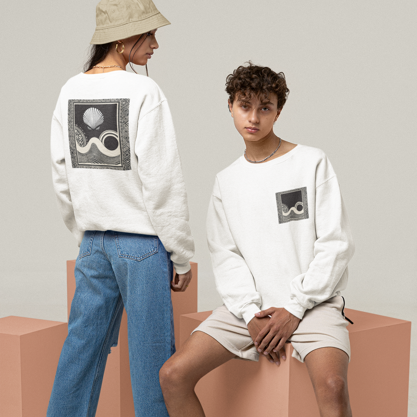 Mystic Wave Crewneck Sweatshirt