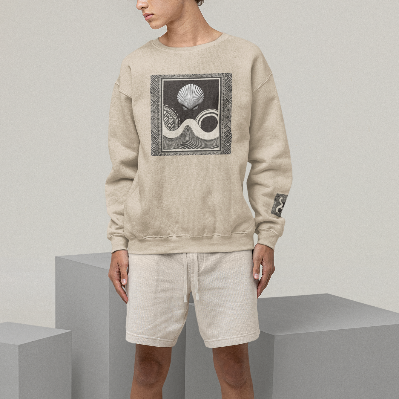 Mystic Wave Horizon Crewneck Sweatshirt