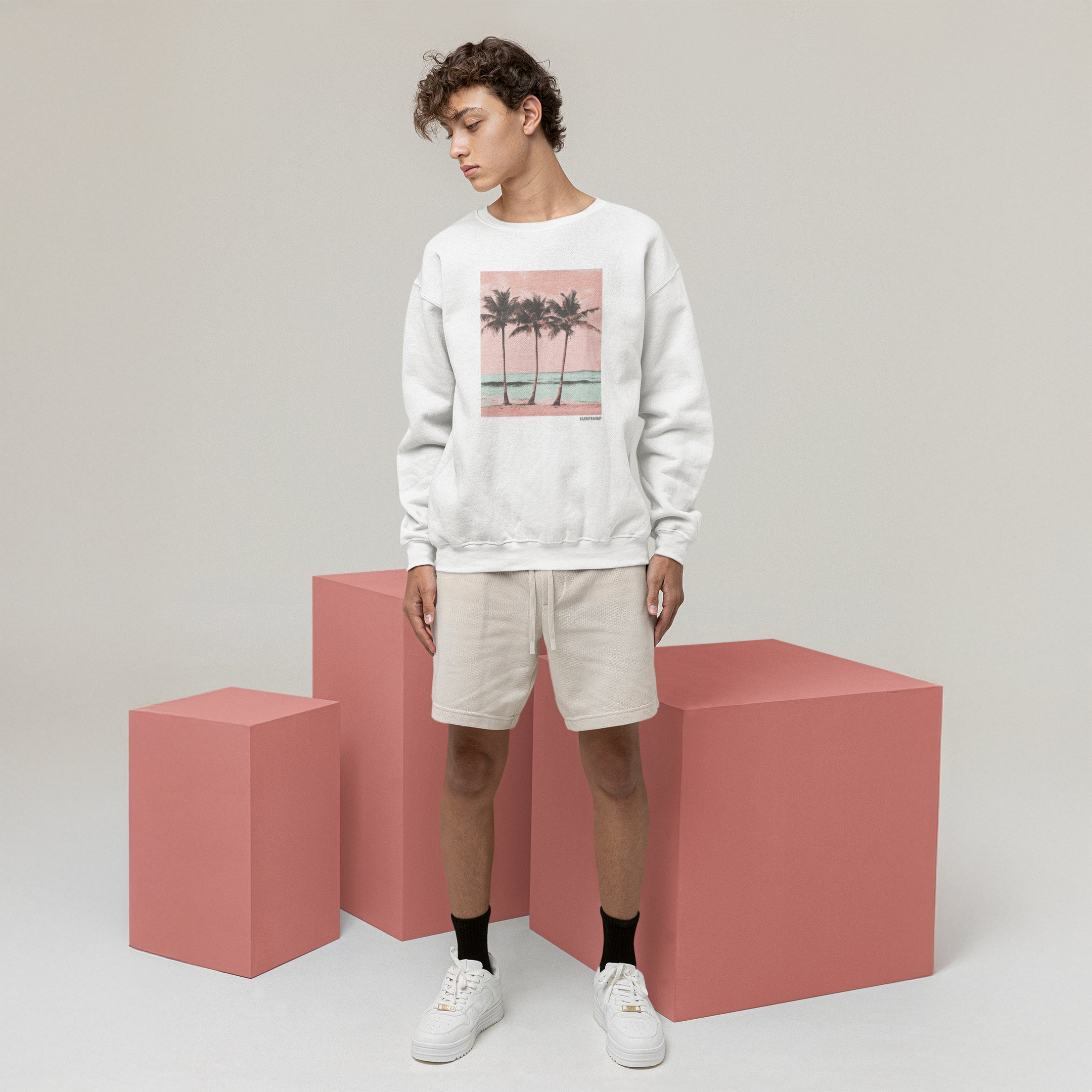 Sunset Palms Crewneck Sweatshirt