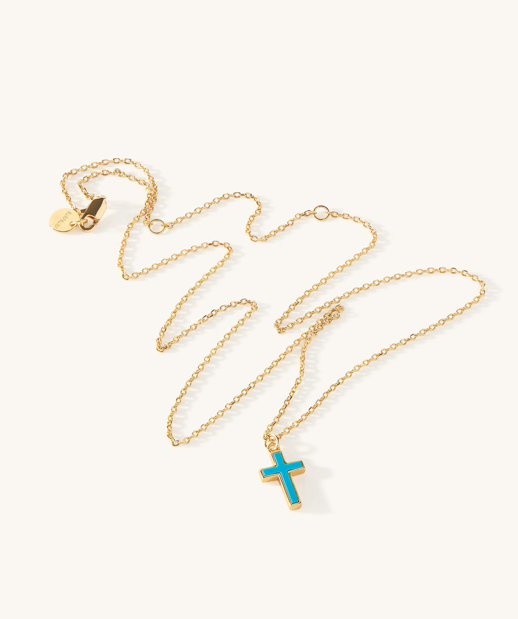 Piha Turquoise Cross Necklace