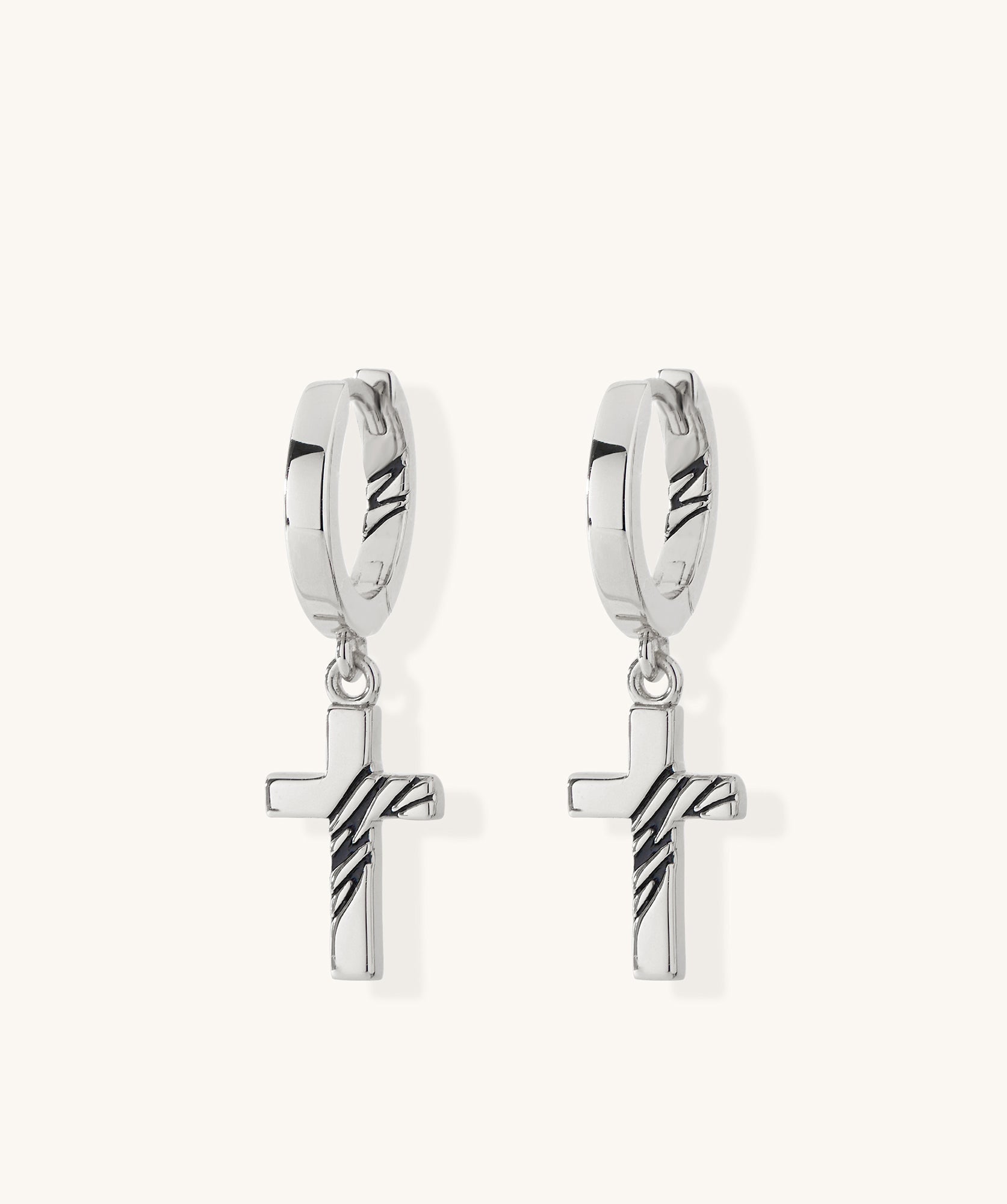 Tortuga Dangle Cross Earrings