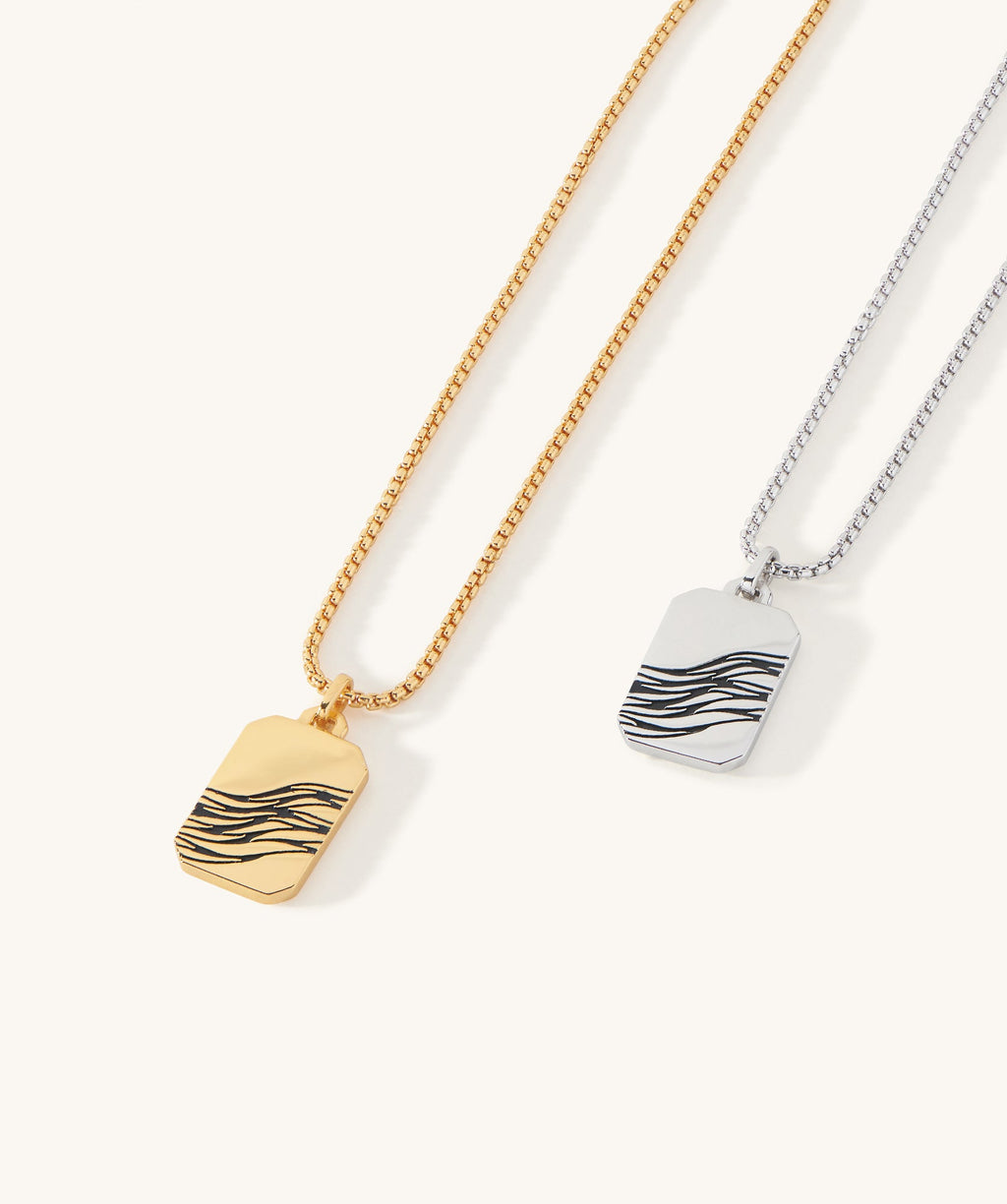 Gold Coast Dog Tag Necklace