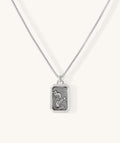 Oahu Wave Dog Tag Necklace