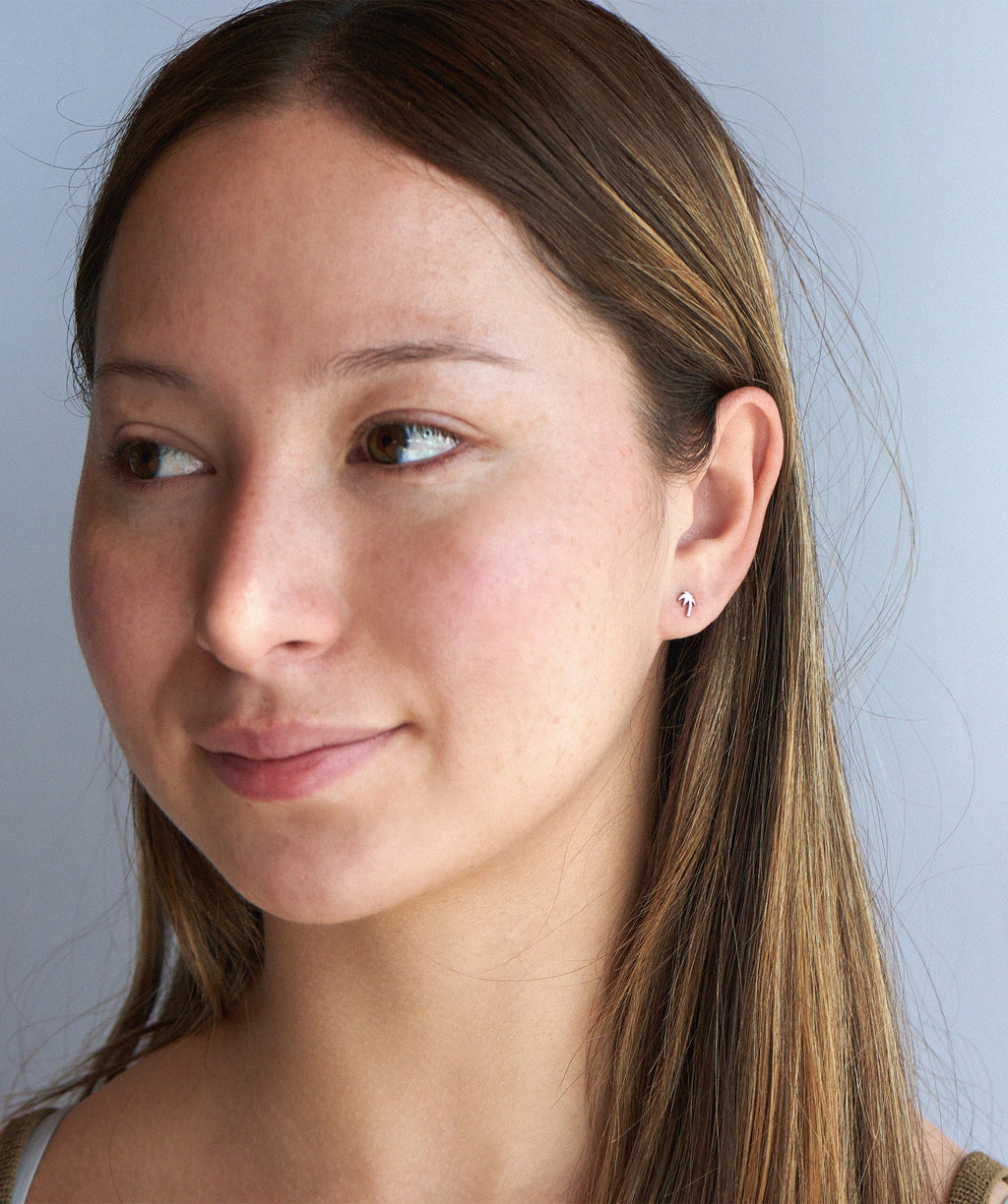 Wakiki Palm Tree Stud Earrings