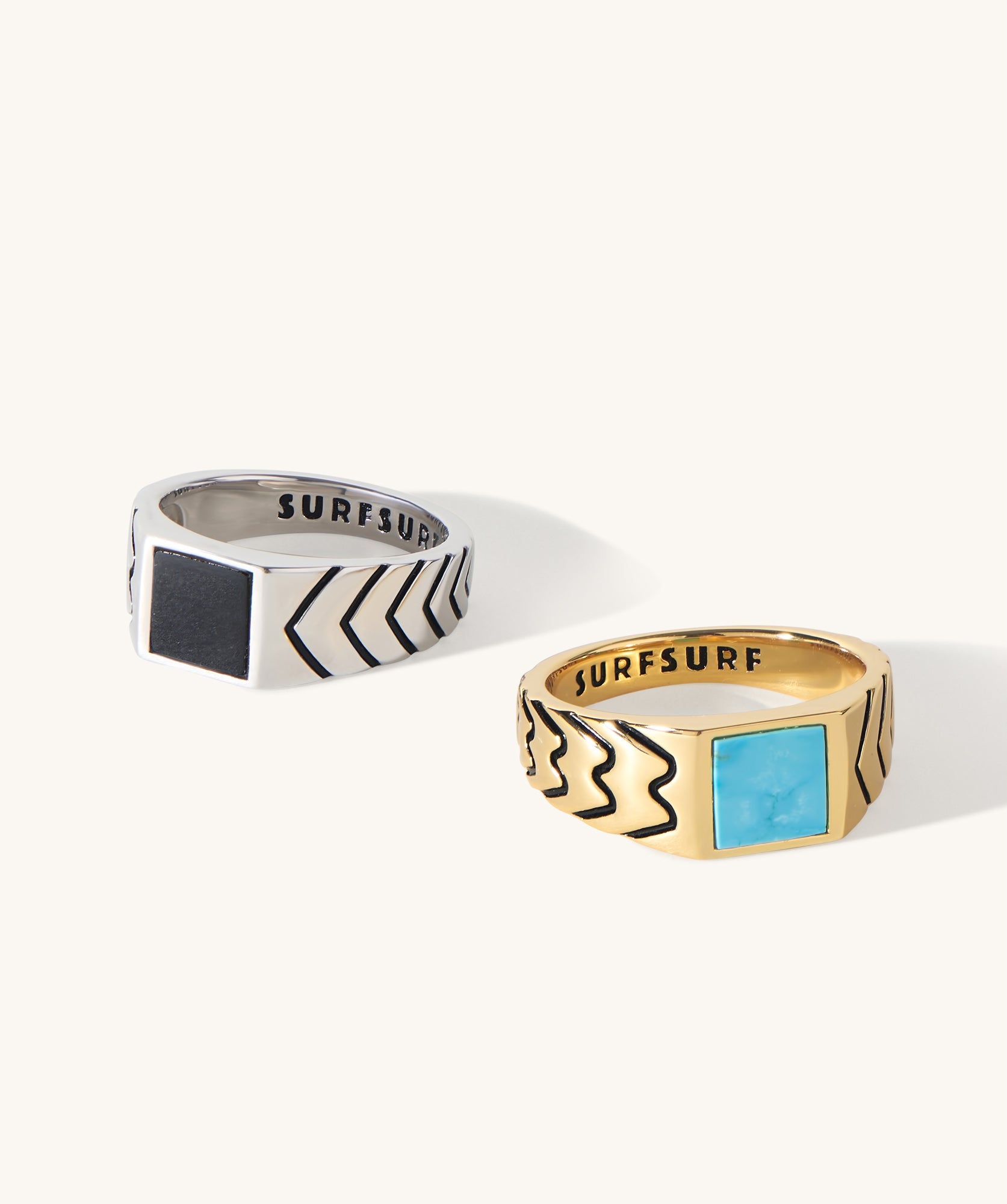 Porto Santo Signet Ring with Turquoise