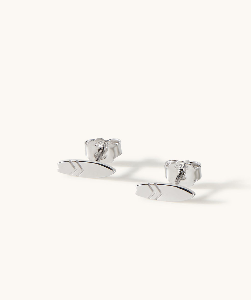 Waxed Stud Earrings