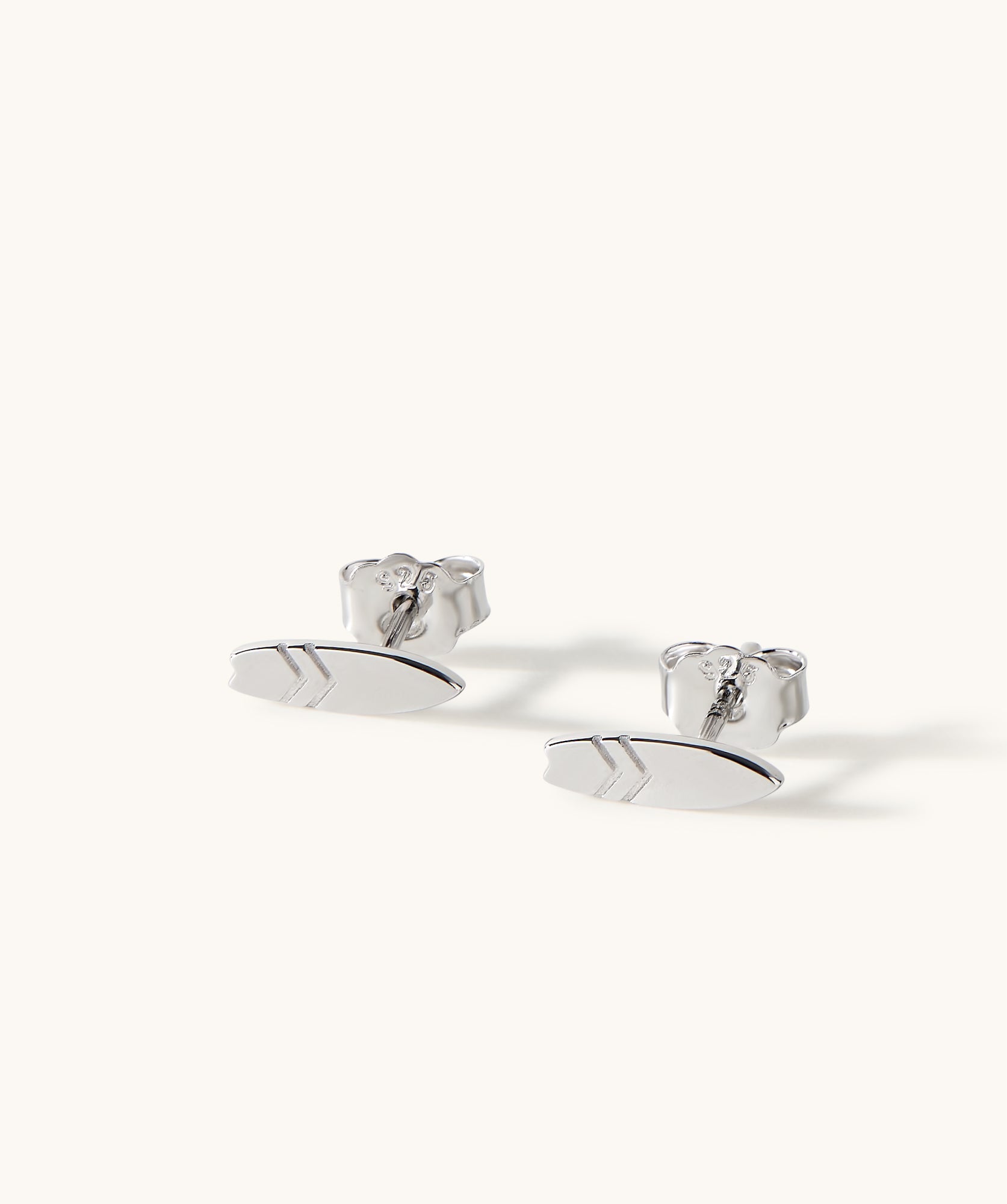 Waxed Stud Earrings