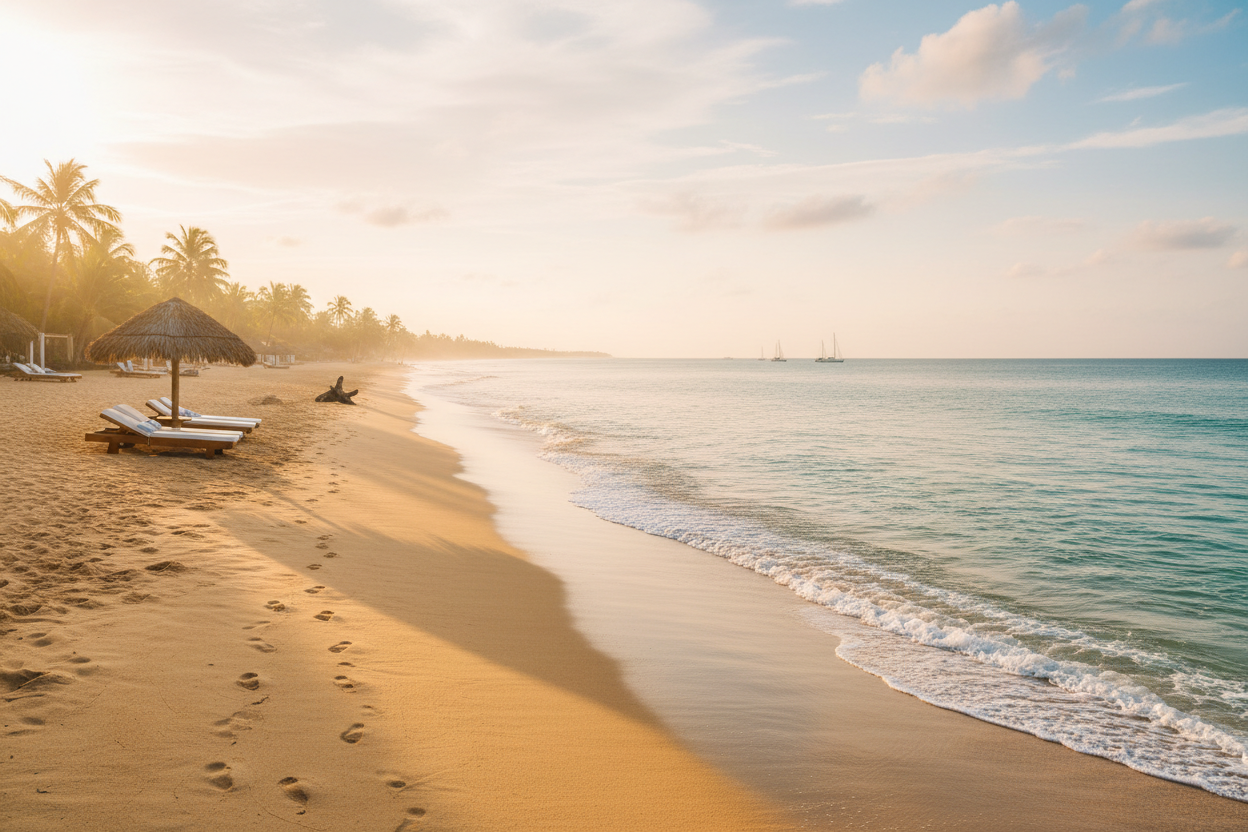 Beach scene